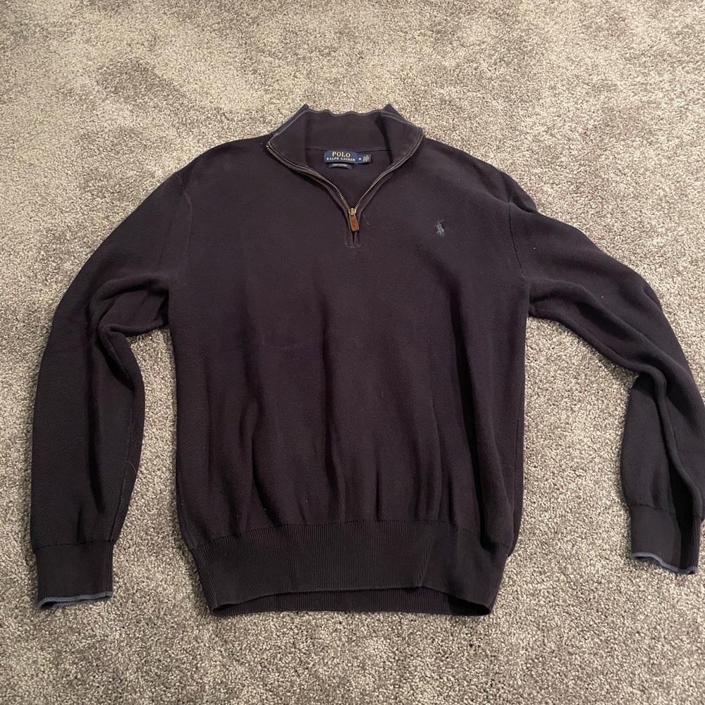 Polo navy dress sweater